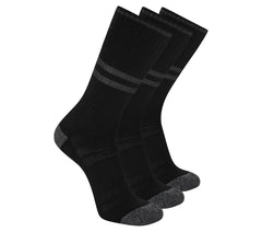 Skechers 3 Pack Men's Reflective Performance Crew Socks