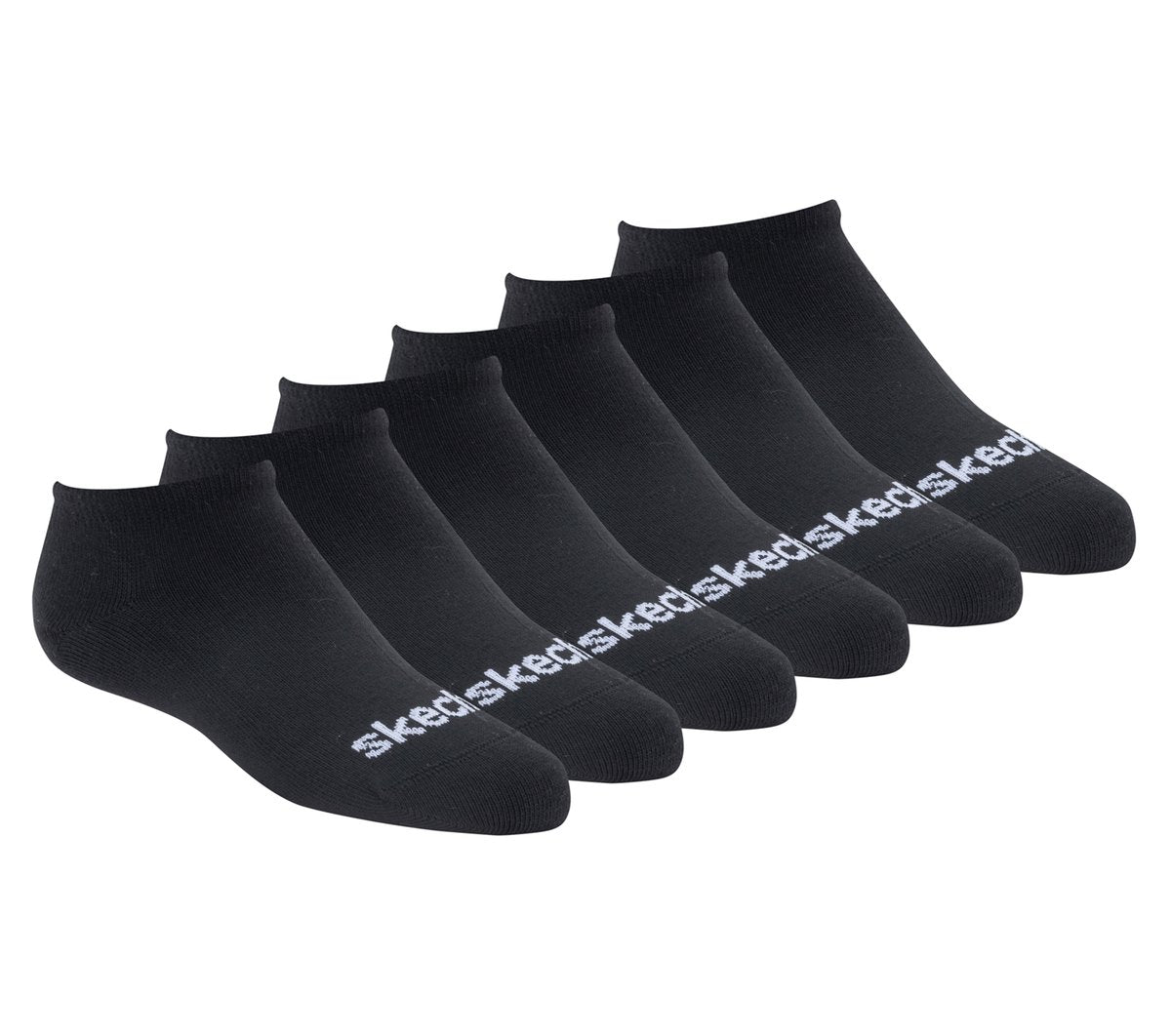 Skechers 6 Pack No Show Cotton Socks