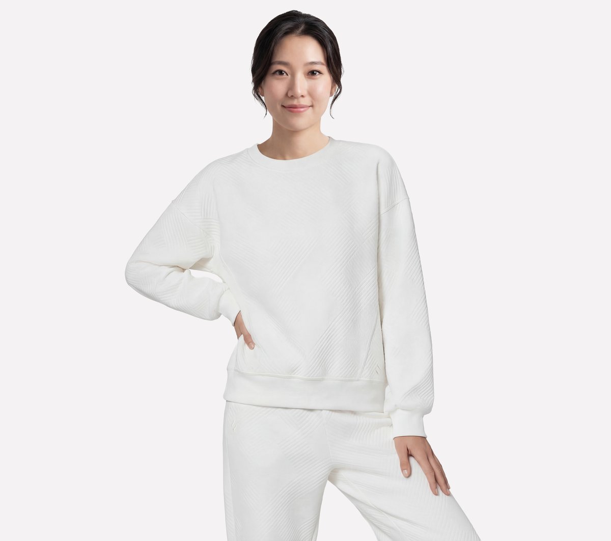 Skechers Downtown Cozy Fit Long Sleeve Crew