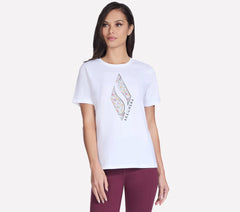 Skechers Floral Diamond Short Sleeve Tee