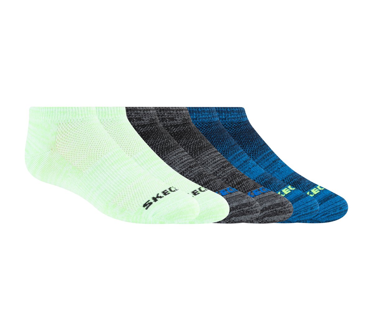 Skechers 6 Pack Low Cut Non Terry Socks